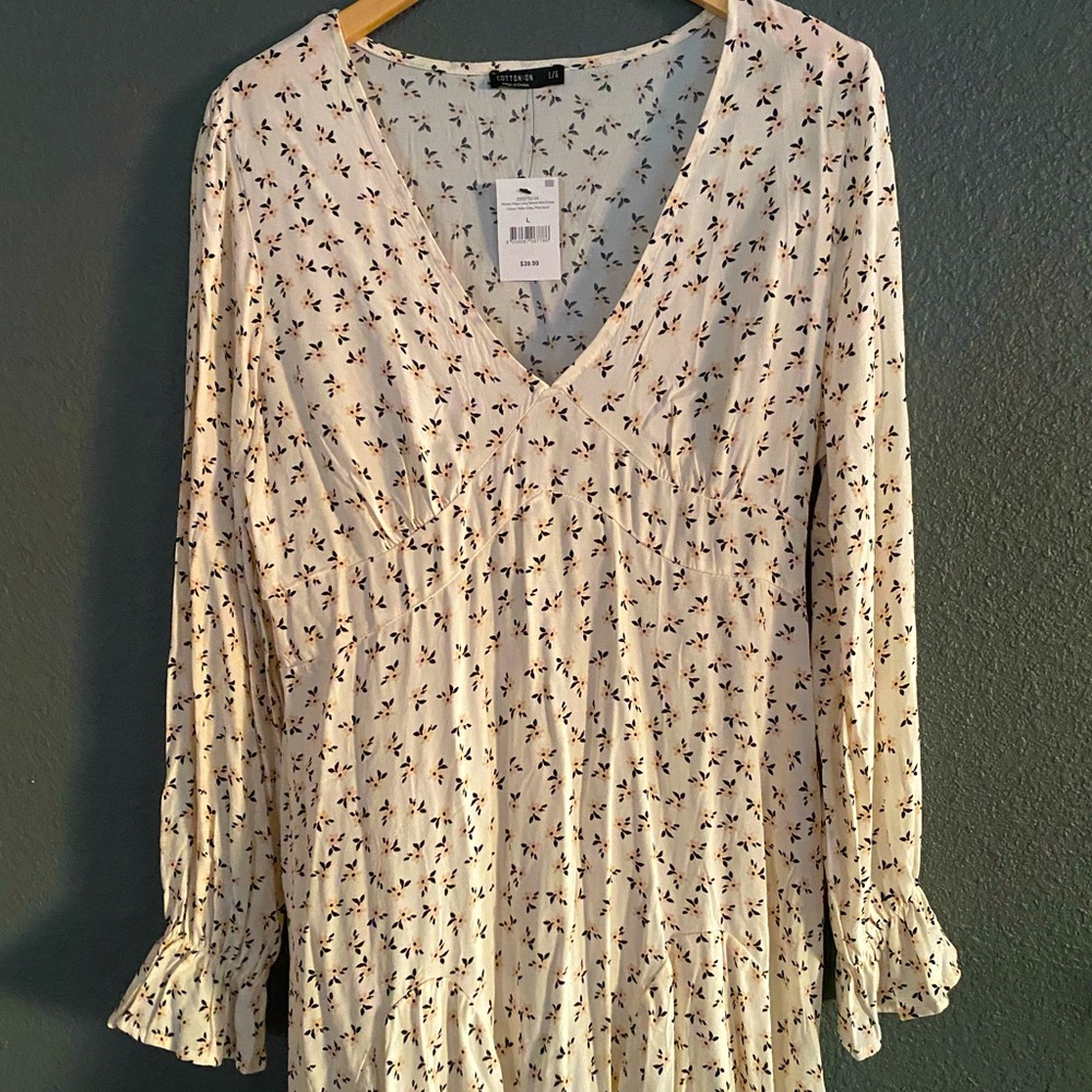 Cotton on floral dress